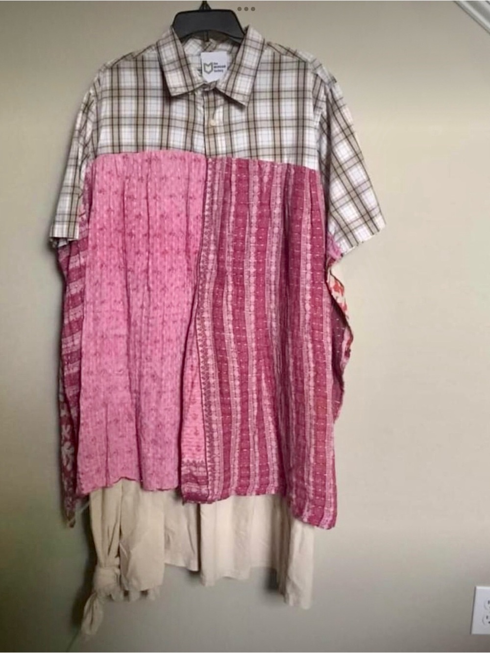 NWT Upcycled Kantha MORGAN FACTORY kimono duster jacket OS